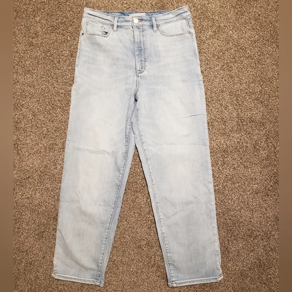 Athleta Sculptek slim straight leg stretchy jeans size 14 in great condition - Picture 2 of 4